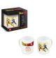 Taza cerámica 325ml Goku y Vegeta Fight DBZ