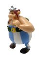 Figura Obelix Enamorado Sosteniendo Flores